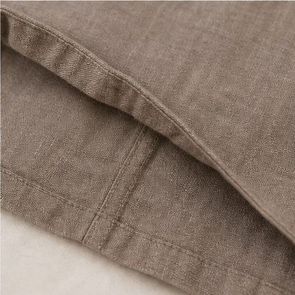 Taupe Ruffle Blouse - Picture 6 of 6